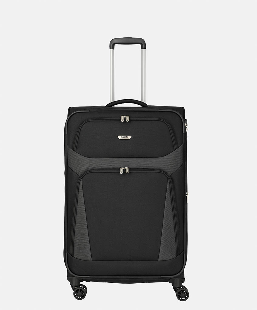 TIGRIS Black Four Wheel Trolley L Expandable